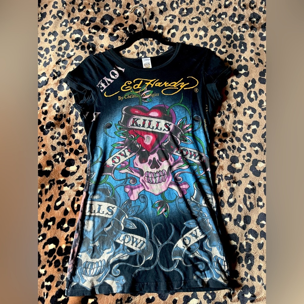 ED HARDY t-shirt ~ love kills slowly ~